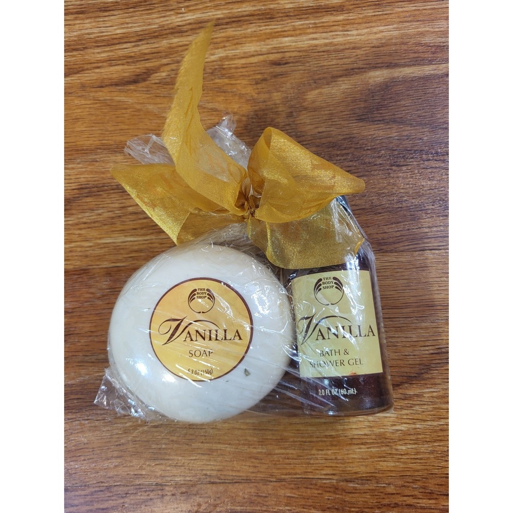 Vtge 1996 Body Shop Vanilla Soap Gift Set Read